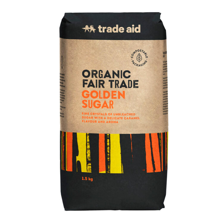 Organic Golden Sugar 1.5kg (4.5kg/9kg)