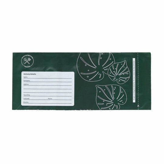 DLE compostable, resealable courier bags (1 pack/100 bags)