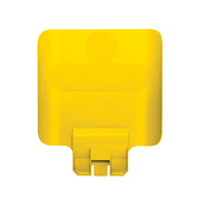 Rubbermaid SLIM JIM recycling station BILLBOARD - YELLOW (mixed)