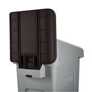 Rubbermaid SLIM JIM recycling station BILLBOARD - BLACK (landfill)