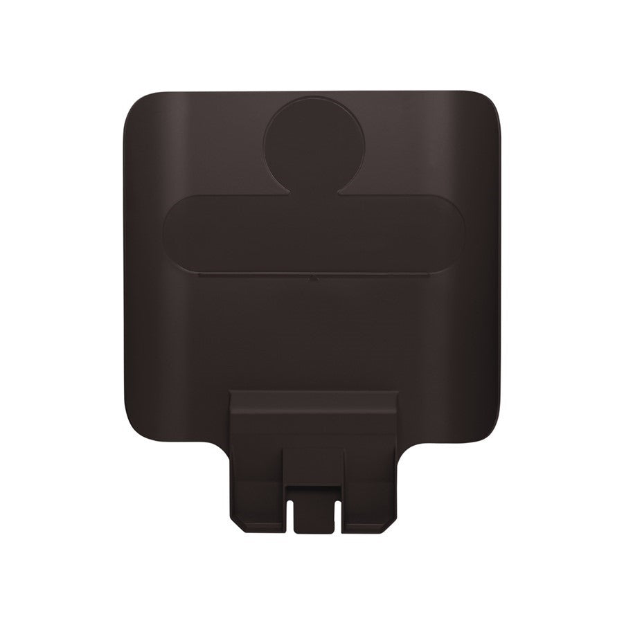 Rubbermaid SLIM JIM recycling station BILLBOARD - BLACK (landfill)