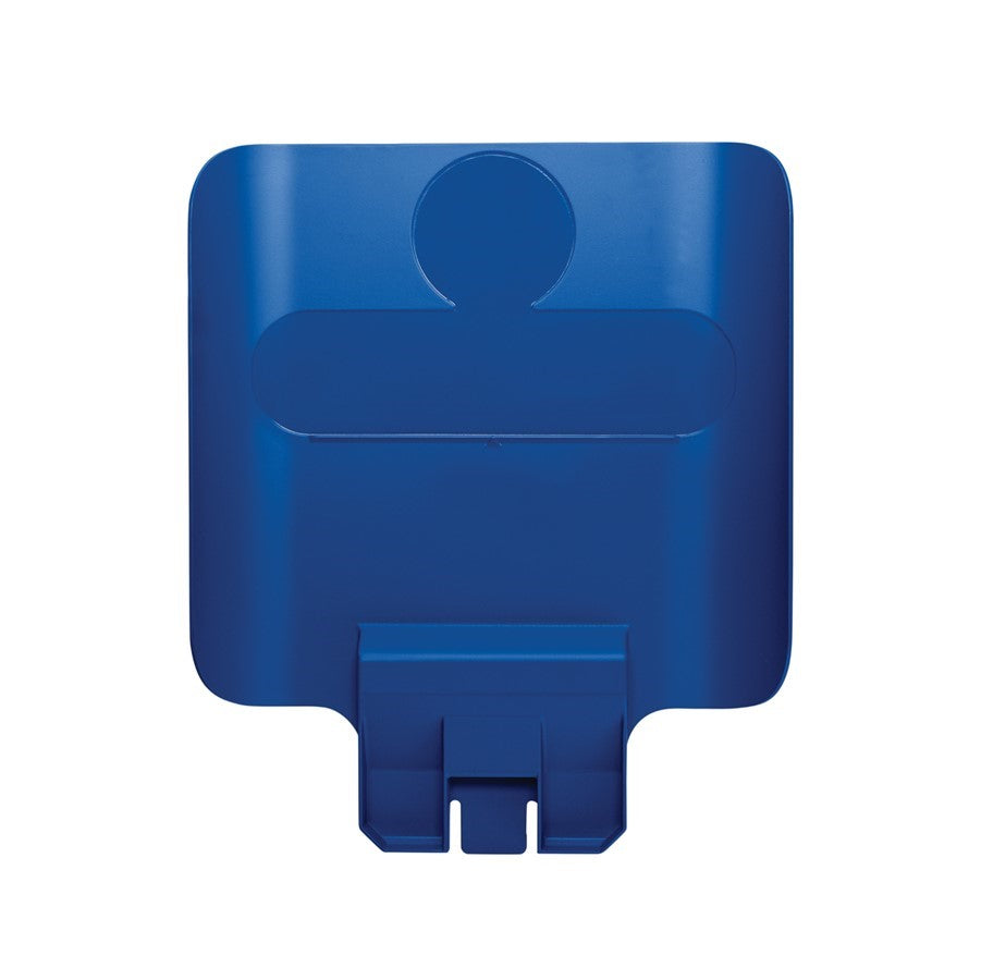 Rubbermaid SLIM JIM recycling station BILLBOARD - BLUE (paper)