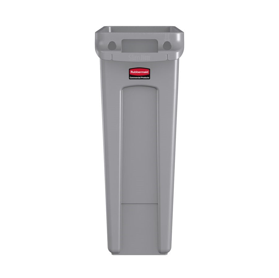 Rubbermaid SLIM JIM recycling bin 87L GREY