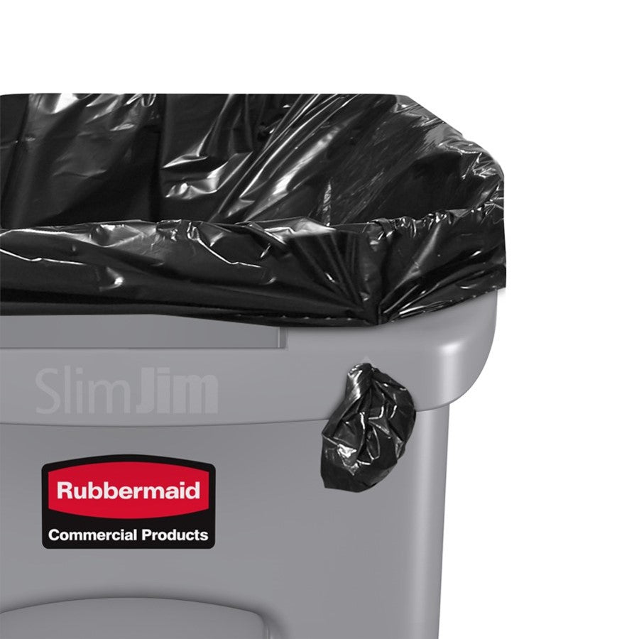 Rubbermaid SLIM JIM recycling bin 87L GREY