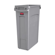 Rubbermaid SLIM JIM recycling bin 87L GREY