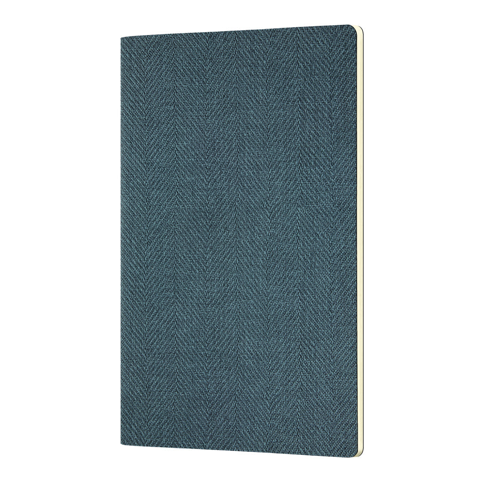 Castelli Quaderno Notebook, A5 Harris Blue, Soft Cover, Ruled (10/bundle)