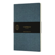 Castelli Quaderno Notebook, A5 Harris Blue, Soft Cover, Ruled (10/bundle)