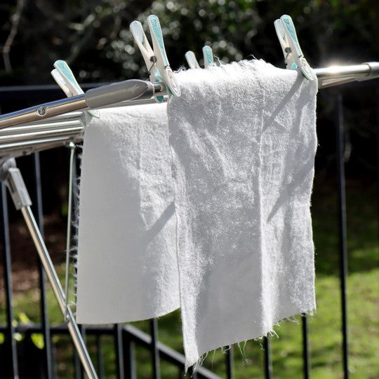 Reusable bamboo cloths (3 dispenser boxes/ 30 cloths)