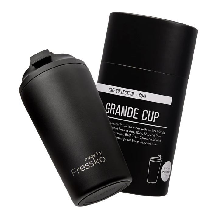 Grande COAL reusable cups (25 units/case) 474ml/16oz