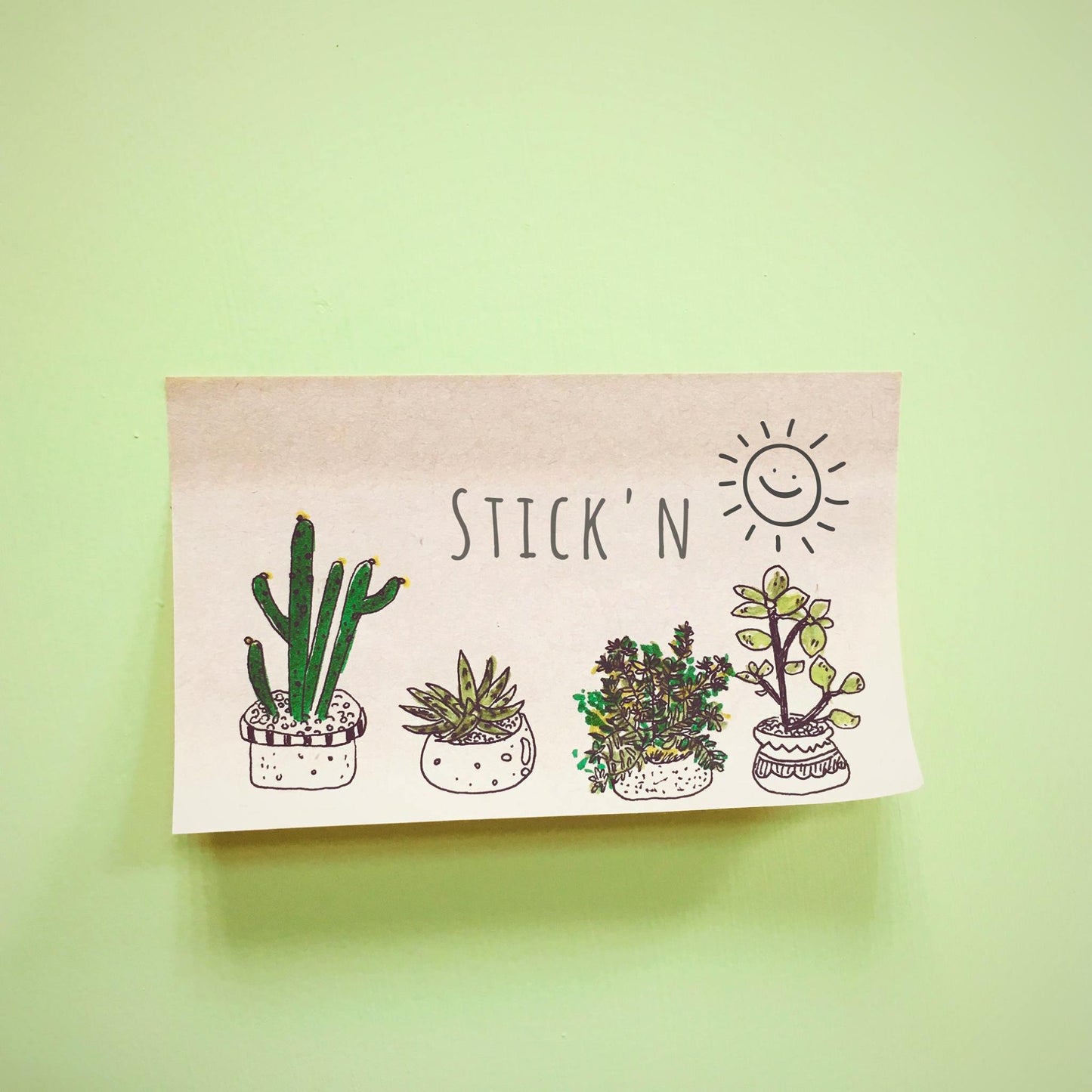 Stick'N FSC self-adhesive notepads, 76 x 127mm, light yellow (box of 12)