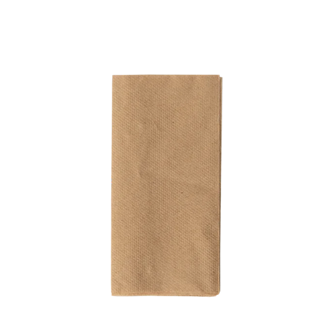 Kraft SNACK Napkins 80x150mm, compostable 1ply (3000) or 2ply (2000)