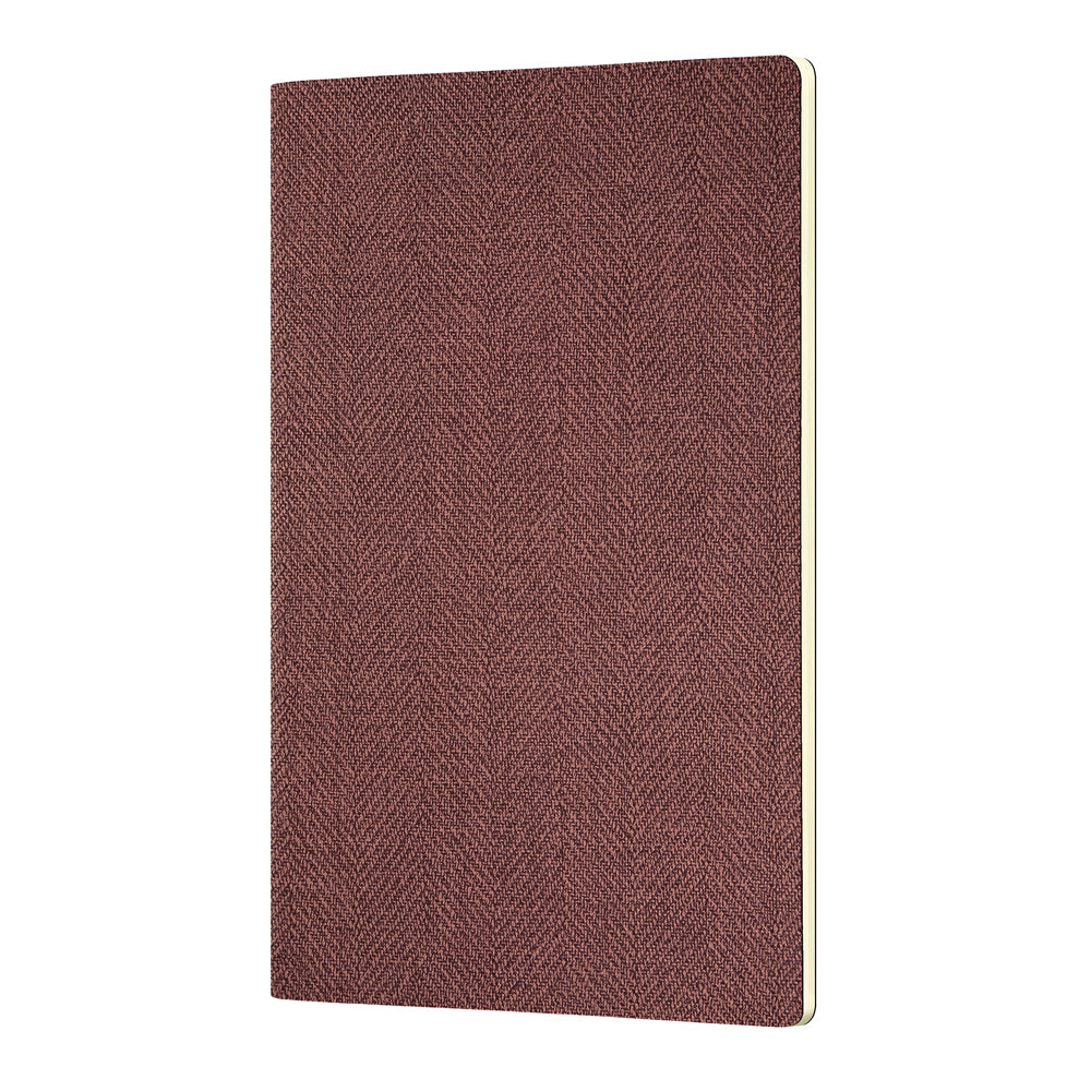 Castelli Quaderno Notebook, A5 Harris Red, Soft Cover, Ruled (10/bundle)
