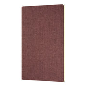 Castelli Quaderno Notebook, A5 Harris Red, Soft Cover, Ruled (10/bundle)