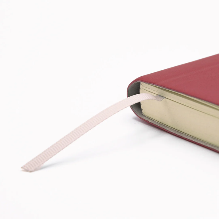 Ciak Notebook B6 Leather cover, Lined, recycled RED 112pgs (10/bundle)