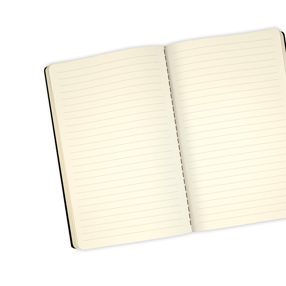 Castelli Quaderno Notebook, A5 Harris Sand, Soft Cover, Ruled (10/bundle)