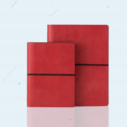 Ciak Notebook B6 Leather cover, Lined, recycled BLUE 112pgs (10/bundle)